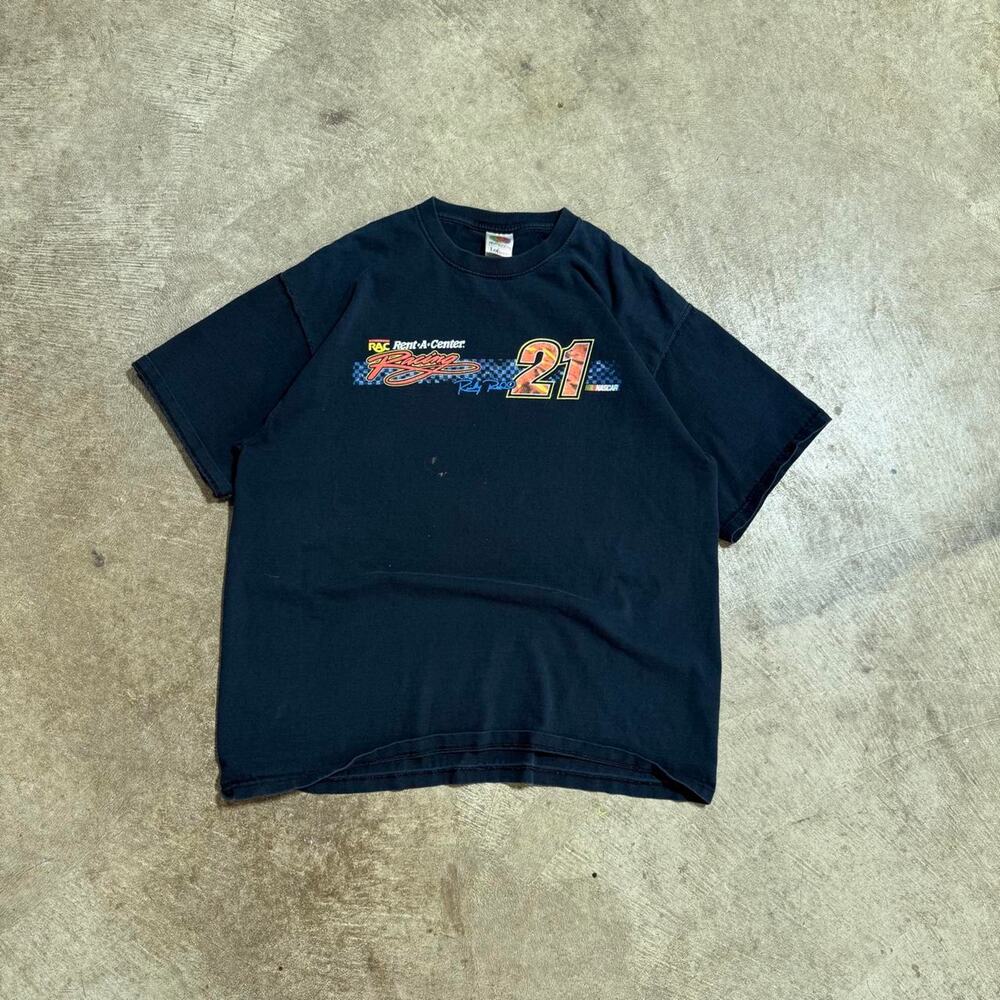 Vintage Y2K Black NASCAR Josh Berry Graphic T-Shirt